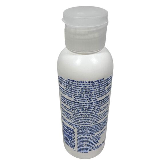 Avon Foot Works Restorative Milky Foot Soak with Epsom Salt 3.4 Fl oz New - Picture 2 of 6